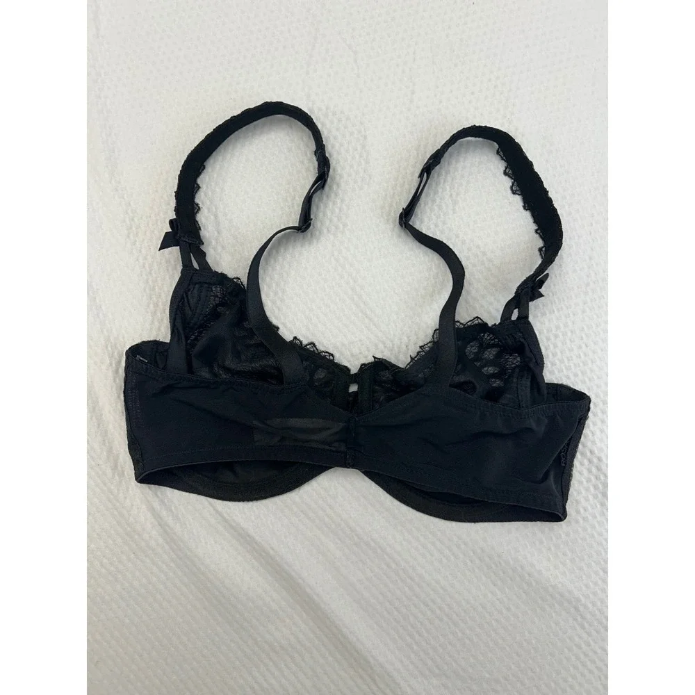 Rosa Faia by Anita Black‎ Lace Underwire Bra Floral Embroidered 34C 5614